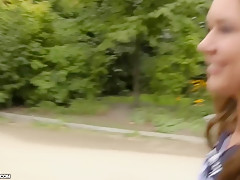 Real Girl Goes For Outdoor Anal Fucking With Nadia Bella