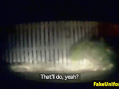 Real Nubian Convict In Cuffs Drilled By Cop