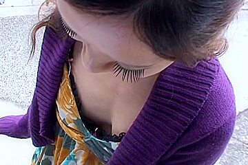 Real downblouse amateur japanese teen 18+