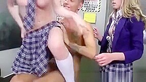 Real schoolgirls 18+ Facialized