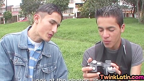 Real skinny twink Latino assfucked on set by BFs cock