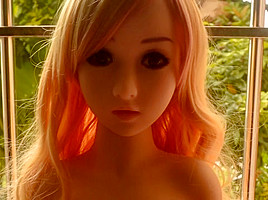 Realistic anal and pussy sex doll, creampie doggystle tanned sex dolls