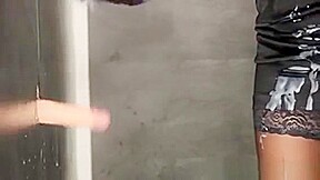Red Head Fucks Gloryhole