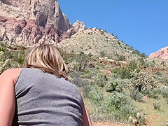 Red Rock And L A S - Fucking And Sucking On Fuck Rock In Canyon Vegas