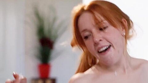 Red-haired Chick Agreed To Mfm Sex With A Friend And Stepbrother
