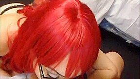 Redhead Dick Sucking Turns Into Fucking