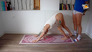 Rikki Lee And Hot Milf In Yoga With Milf Instructor Ends The Wrong Way