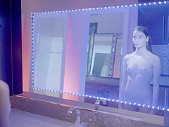 Robot teen 18+ babe anal fucked in a future love hotel