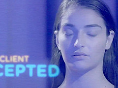 Robot teen 18+ babe anal fucked in a future love hotel