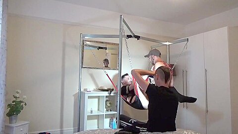Ronnie Used Raw In Sling By Step daddy Xxl Cock - RawPornSpy