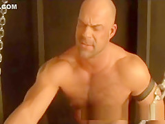 Rough muscle anal fuck