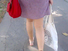 SDRUWS2 - MINI SKIRT AND PANTY LINES