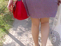 SDRUWS2 - MINI SKIRT AND PANTY LINES