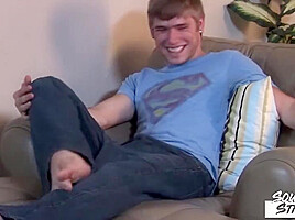 SOUTHERNSTROKES Christian Raynes Anal Play And Jerks Off