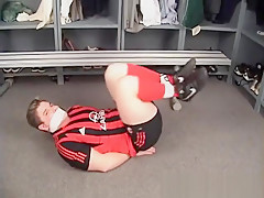 SUG Soccer player bound and tape gagged