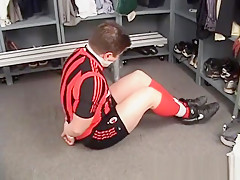 SUG Soccer player bound and tape gagged