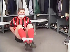 SUG Soccer player bound and tape gagged