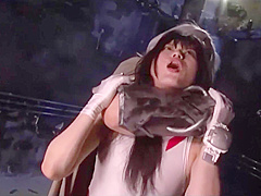 SUPERHEROINE STRANGLED 70 TIMES (KAGURA AINE) PART1