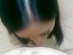Sakura'chan deepthroating and fucking in the ass with gripping action