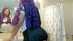 Samantha38g - Bathroom Batgirl