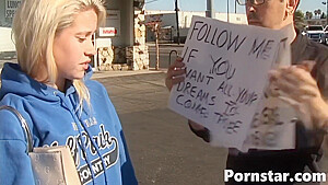 Sandwich Threesome With Blonde With Kissy Kapri