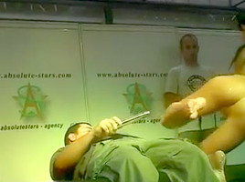 Sarah Twain, Dildo Public Show