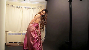 Saree not Sorry bts video with Autumn on a photo shoot 