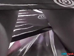 Sassy lace panty up milfs petticoat