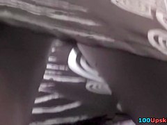 Sassy lace panty up milfs petticoat