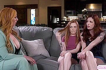 Scarlett Mae, Lauren Phillip And Madi Collins In Stepdaughters Pussy Licking Hot Stepmom