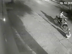 Scooter babes urinating in public