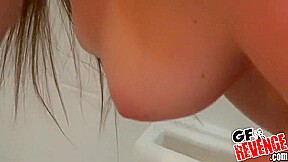 Screwing his girlfriend in toilet