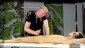 Sebastian Kane Strokes The Cum From Oli Jay - Oli Jay And Sebastian Kane