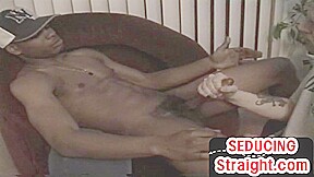 Seduced Black str8 stud sucks and gets sucked by amateur gay