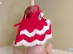 Seeki Petite Santa Cosplay Fucks Uncensored Exceptionally Cute - Barely Legal