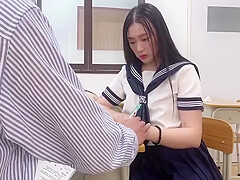 Sex Chinese Cum In Mouth - Fucked That Busty Asian While She Was Doing Homework