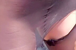 Sex In Public With Blond In Sheer Leggings 