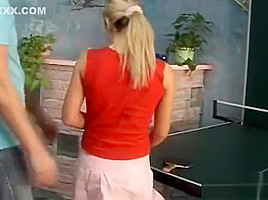 Sex appeal blonde Nancy B fucked a dude