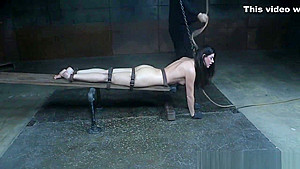 Sex slave restrained for punishment