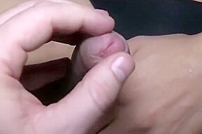 Sexual shemale in stockings giving oral
