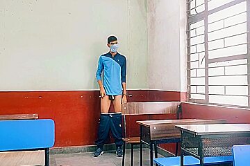 Sexy Ass In Classroom Having Fun With Dick Cumshot