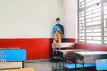 Sexy Ass In Classroom Having Fun With Dick Cumshot
