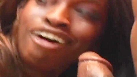 Sexy Ebony In Double Fuck Of
