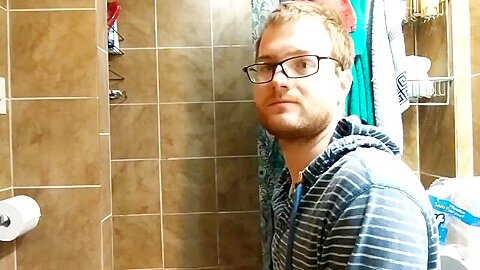 Sexy Hairy Man Shower Show