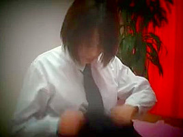 Sexy Slim Oriental Girl Is Made To Cum Hard And Worships A