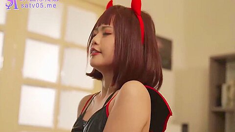 Sexy Young Red Head Asian Girl With Skinny Body Got Fucked So Hard By Her Master