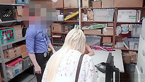 Sexy busty teen 18+ thief fucked in front of her MILF Step mom
