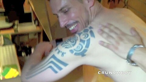 Sexy hairy muscle boy fucked by Delta Kobra - CrunchBoy