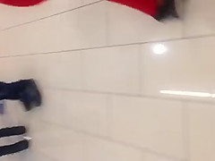 Sexy mex ass and tits in red