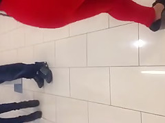 Sexy mex ass and tits in red